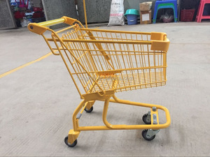 MOQ 20 PCS 34L USA Style Portable Children Metal Mall Small Shopping Cart <strong>Trolley</strong>, Kids Shopping Carts