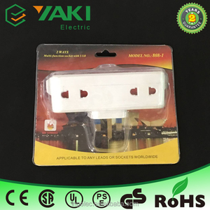 Prezzo all'ingrosso di fabbrica 5v uk a multi function 2 usb 13a power multi plug adapter - Product Image 6