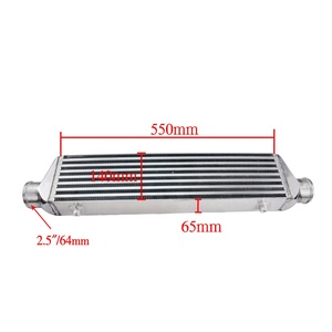 550*140*65mm Universal <strong>Turbo</strong> Intercooler Bar&amp;plate OD=<strong>2.5</strong>&quot; Front Mount Intercooler PQY-IN811-25 - Product Image 5