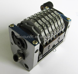 Máquina de numeración rotativa, caja de numeración de 7 dígitos para máquina de impresión gto