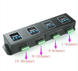 New Dimmers 16CH 12-24V DMX512 LED Decoder 16 Channel Dmx <strong>Controller</strong> - Product Image 4