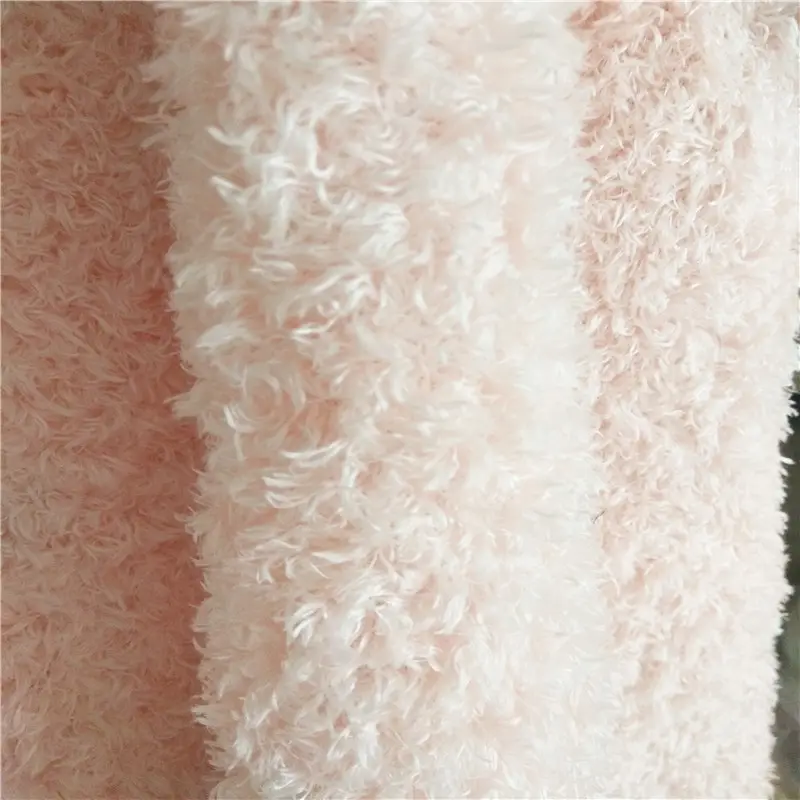Plush Fabric 100% Polyester Plush Fabric For Making Teddy Bear