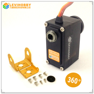 Levihobby 360 derece sürekli rotasyon 6 Arduino cm Arduino kontrol RC Robot Servo Motor için braket ile erkek ve kız