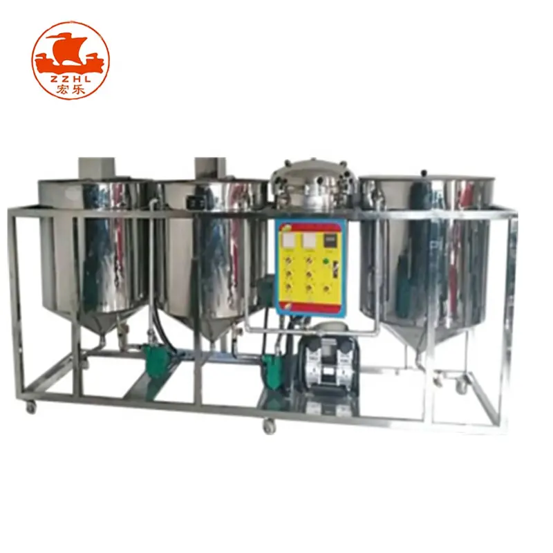 Máquina de refinación de aceite comestible, refinería comercial de aceite vegetal, máquina de refinación de aceite de soja de alta calidad