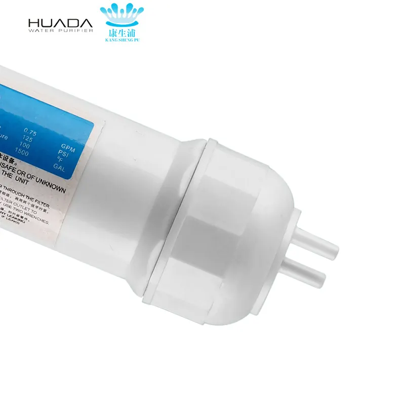 Kartrid Filter air PP GAC CTO tekanan tinggi, karbon aktif untuk penggunaan di bawah wastafel, bahan plastik RV rumah tangga