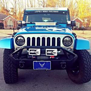 7&quot; <strong>Led</strong> Head Lights DOT E9 <strong>75W</strong> 12V JL TJ JK 7 Inch Round <strong>Led</strong> Headlight for Cars - Product Image 5