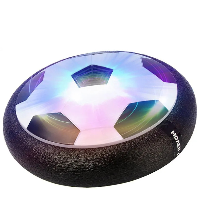 LEDフラッシュライト付き屋内エアホバーサッカーカラフルなホバーディスクホバーサッカーボールエアパワーホバーボール