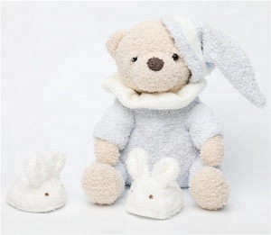 % 100% Organik Uyku Bebek oyuncak ayı peluş Oyuncak Pijama Özel Karikatür Çocuklar Dolması hayvan yumuşak peluş oyuncak Melek Oyuncak Ayı - Product Image 4