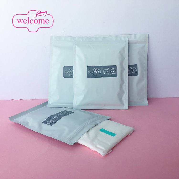 Sac de serrure de fermeture éclair de protections sanitaires