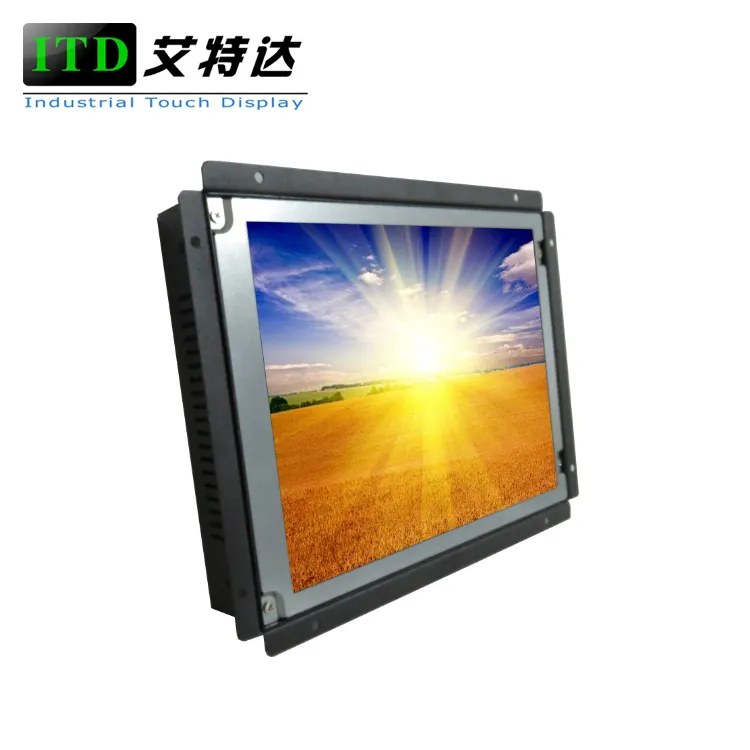 high bright 1500 nits sunlight readable 10" touch screen monitor industrial tft panel LCD display with light sensor