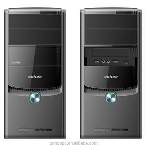 Micro ATX Desktop Case del Computer Mini torre con porte anteriori USB e Audio Design verticale in plastica con ventola di raffreddamento - Product Image 2