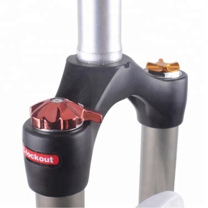 UDINGリモートロックテーパードストレートチューブエアガスサスペンションフォーク650b26 27.5 29100mm <span class=keywords><strong>MTB</strong></span>マウンテンバイク自転車用トラベル