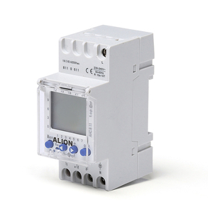 Interruttore Timer digitale programmabile sequenziale con microsecondo accurato ALION AHC811 220V 6A DIN Rail LCD interruttore del tempo di rete - Product Image 2