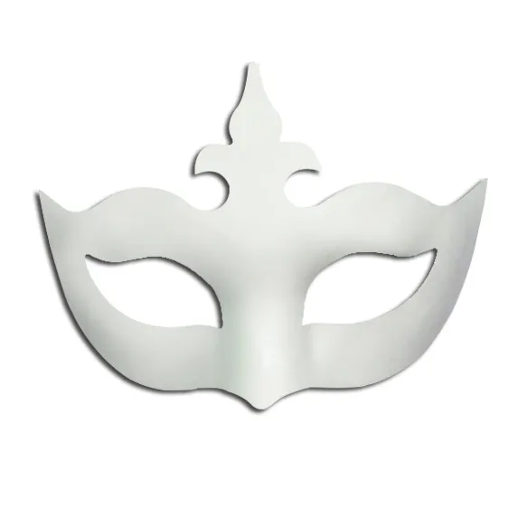 Maschera per gli occhi maschera per signora trasparente con carte Design veneziano Masquerade Party pasta di carta maschere per feste fai-da-te per bambini Halloween