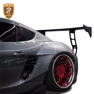 <strong>M</strong> <strong>B</strong> Style Auto Parts Fiberglass Rear Spoiler Side Fenders Wide Body <strong>Kit</strong> for Pors-che Cayman 981 - Product Image 5