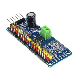 16チャンネルPWMサーボステアリングギアドライブボードロボットコントローラーIICインターフェイスドライブモジュールPCA9685 - Product Image 1
