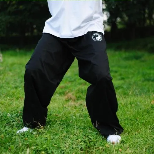 Calças de kungfu wushu tachi, calças de algodão duro