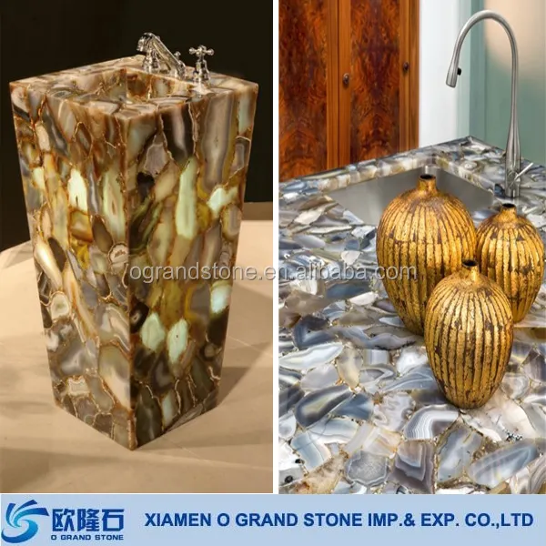 Translucent Agate Onyx Stone for Home Decoration