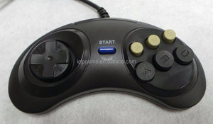 LQJP denetleyici Sega Mega sürücü 6 düğme kablolu denetleyici Pad Gamepad Sega Megadrive için Sega MD /Genesis - Product Image 3