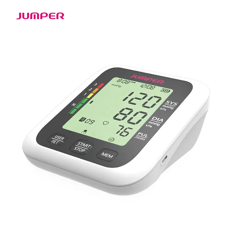 Jumper kỹ thuật số huyết áp màn hình tiên tiến độ chính xác trên cánh tay đo lường JPD-HA100