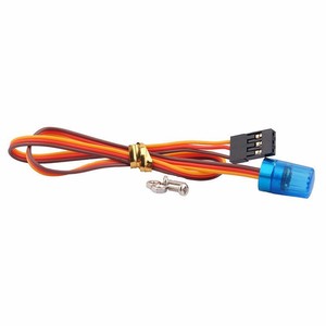 9*15mm mavi dönen 360 derece çakarlı lamba mavi taban ile 1/10 ölçekli RC araç araba kamyon - Product Image 3