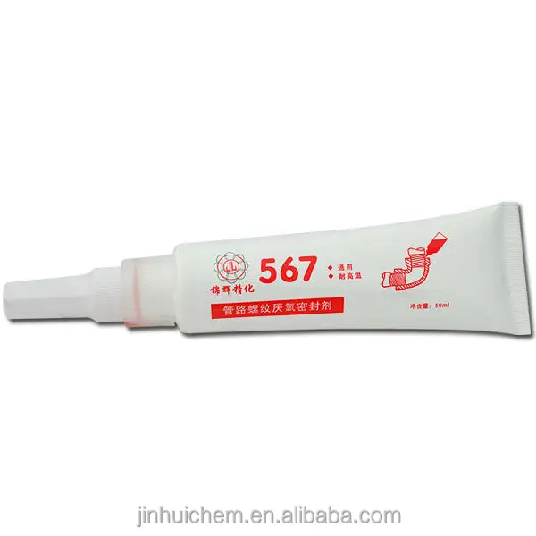 Nhiệt Độ Cao Kháng Chiến Công Nghiệp Kỵ Khí Đường Ống Sealant 567