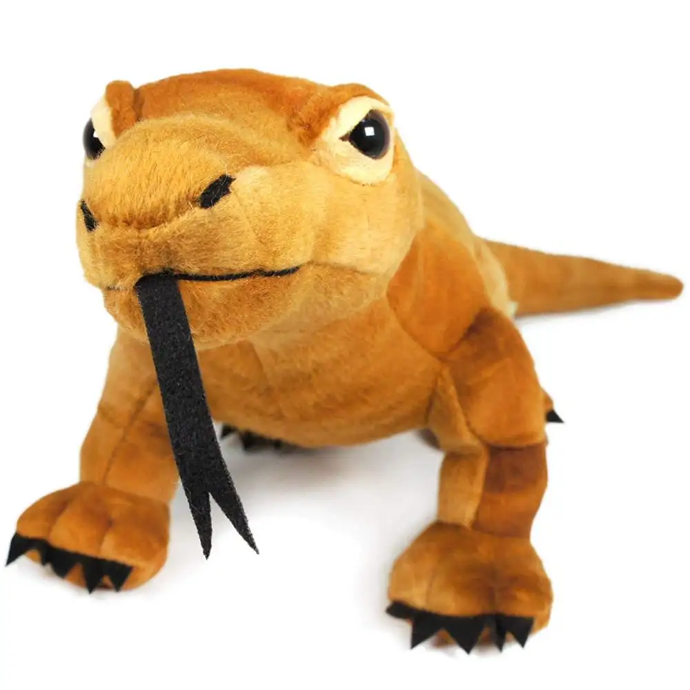 Moniteur de jouet Animal en peluche personnalisé de 22 pouces, lézard en peluche Komodo Dragon