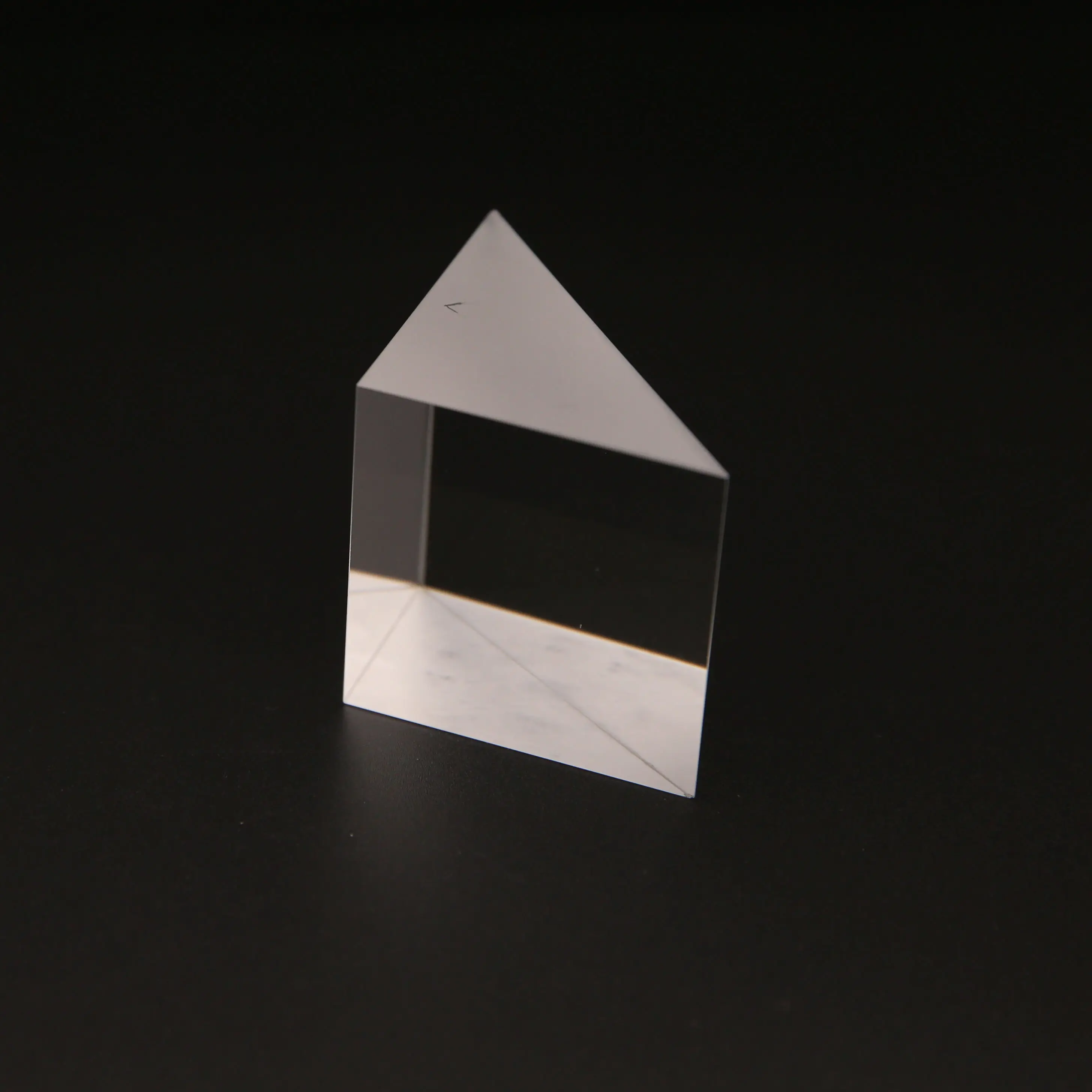 Sapphire Single Kristall Glas Rechtwinklig Prism