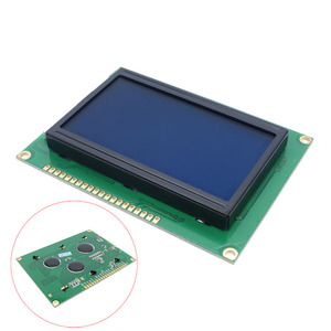 LCD-Karte Gelber grüner Bildschirm 12864 128 X64 5V Blauer Bildschirm ST7920 LCD-Modul - Product Image 2