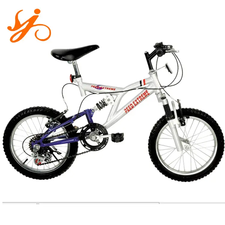 Bicicleta ligera de 16 pulgadas para niños con 4 ruedas, venta al por mayor, bicicleta de montaña barata con suspensión