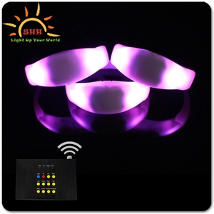 Remote Control LED Light up RGB <strong>Programmed</strong> Led Bracelet - Product Image 4