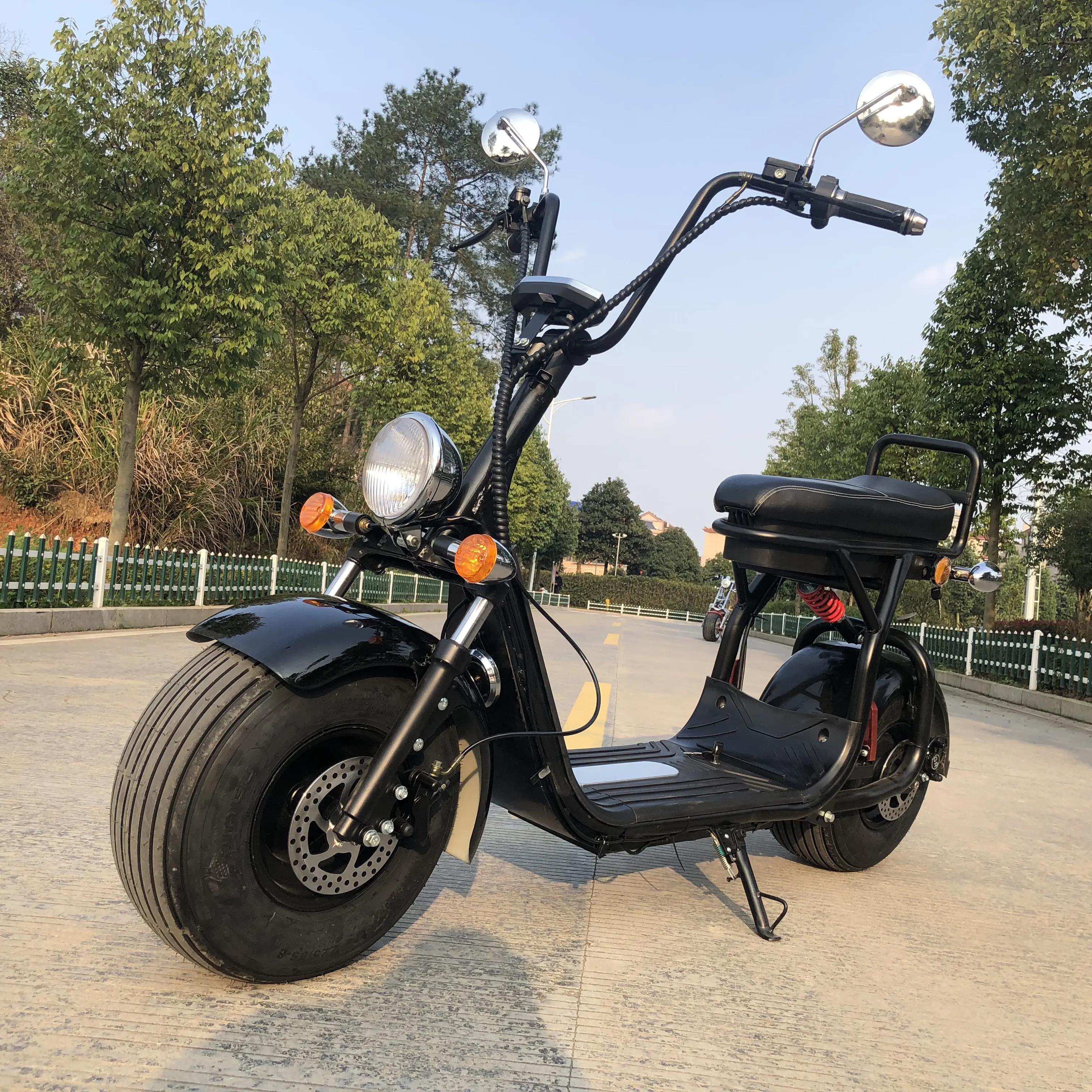 Mag Serin 1000 w motor 80 km en şık citycoco 2 tekerlekli elektrikli scooter, yetişkin elektrikli motosiklet