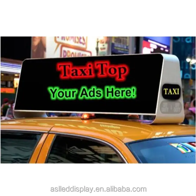 Auto Display Banner P5 Draadloze Taxi/Auto/Taxicab Led Top Licht Display