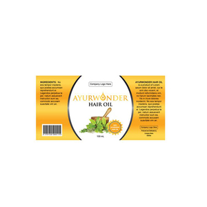 JingYiDa Manufacture High Quality Waterproof Strong Adhesive Hair Oil Bottle Label <strong>Best</strong> Design Shampoo Bottle Label