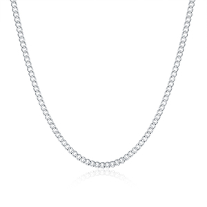 Mükemmel kalite minimalist kolye gümüş kaplama zincir - Product Image 3