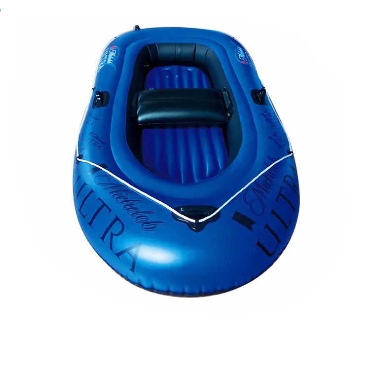 4 אדם PVC חומר גוף שטוח תחתון אוויר סירה מתנפחת דיג סירה למכירה
