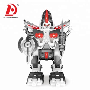 华大新设计En71遥控可转换RC恐龙机器人玩具，带声光 - Product Image 3