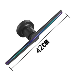 3Dホログラフィック<span class=keywords><strong>Led</strong></span>広告ディスプレイ42CM 3Dホログラム<span class=keywords><strong>Led</strong></span>ファン