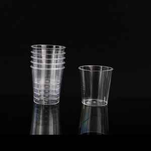 热卖廉价ps聚苯乙烯水饮具透明一次性塑料注射成型杯 - Product Image 1