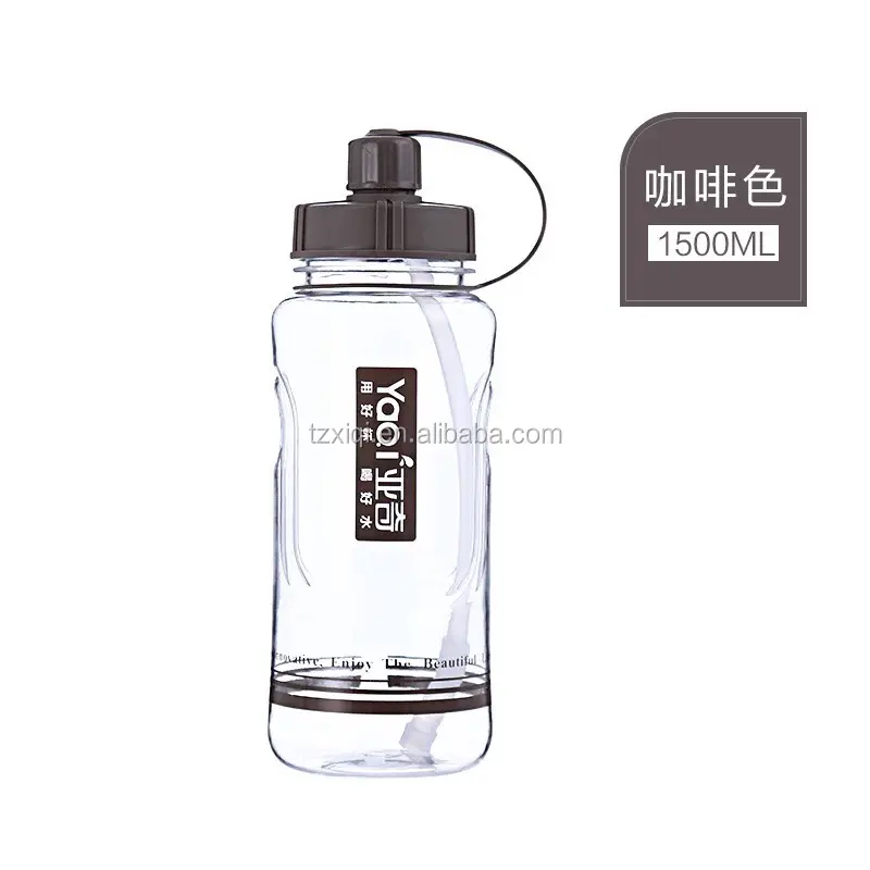 Garrafa de água de plástico 1500ml YQ-9212 bpa livre