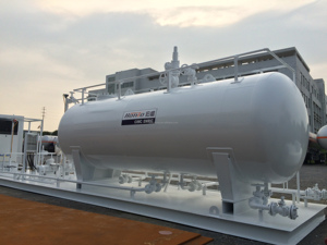 Mobile 10m3 <strong>lpg</strong> Cooking Gas Skid Skid-mounted Filling Station for Sale - Product Image 2