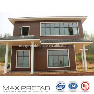新家庭外部 2 楼建筑模块化预制复式房屋计划