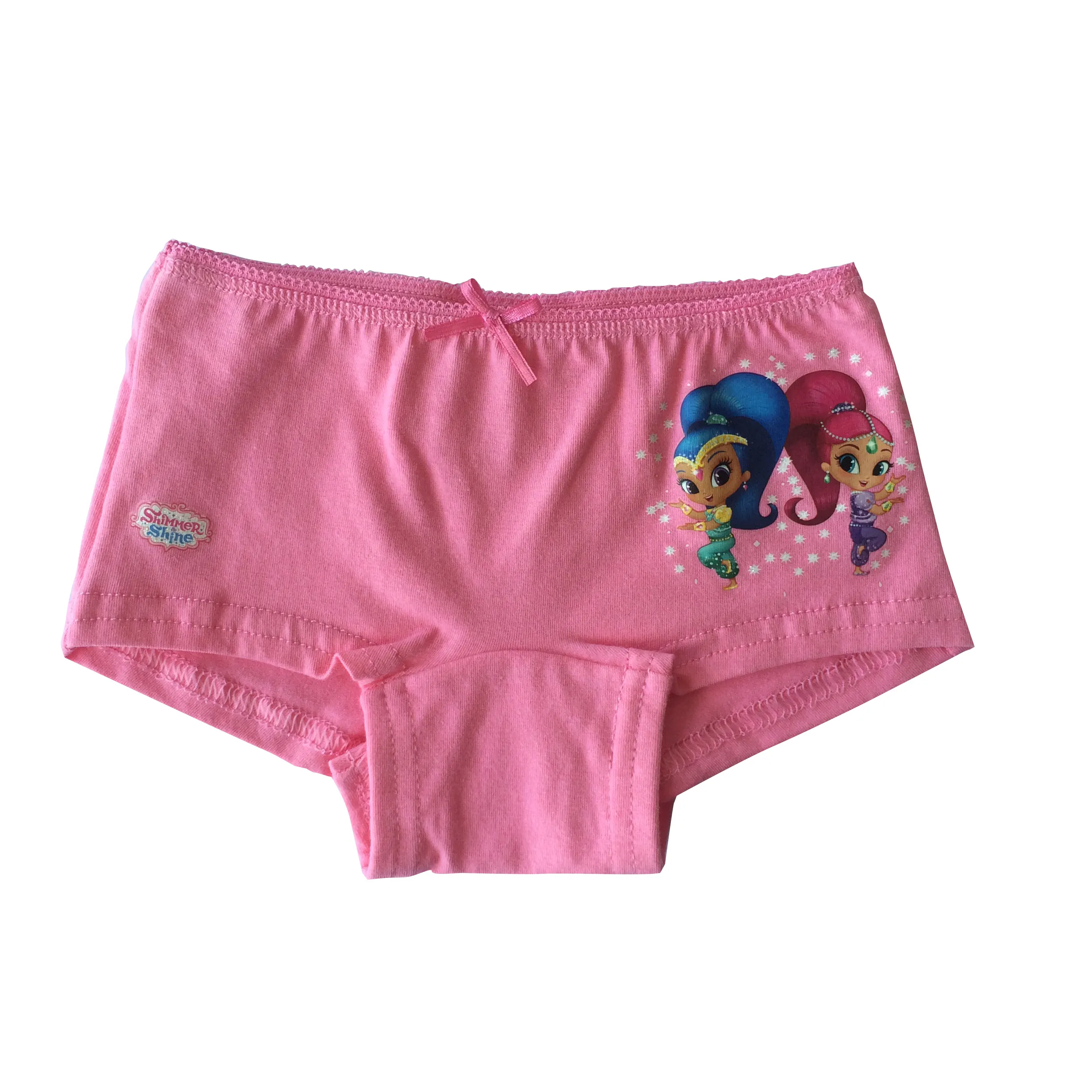 Dois pacotes de ropa interior de ni meninas cuecas boxer meninas calções crianças cueca