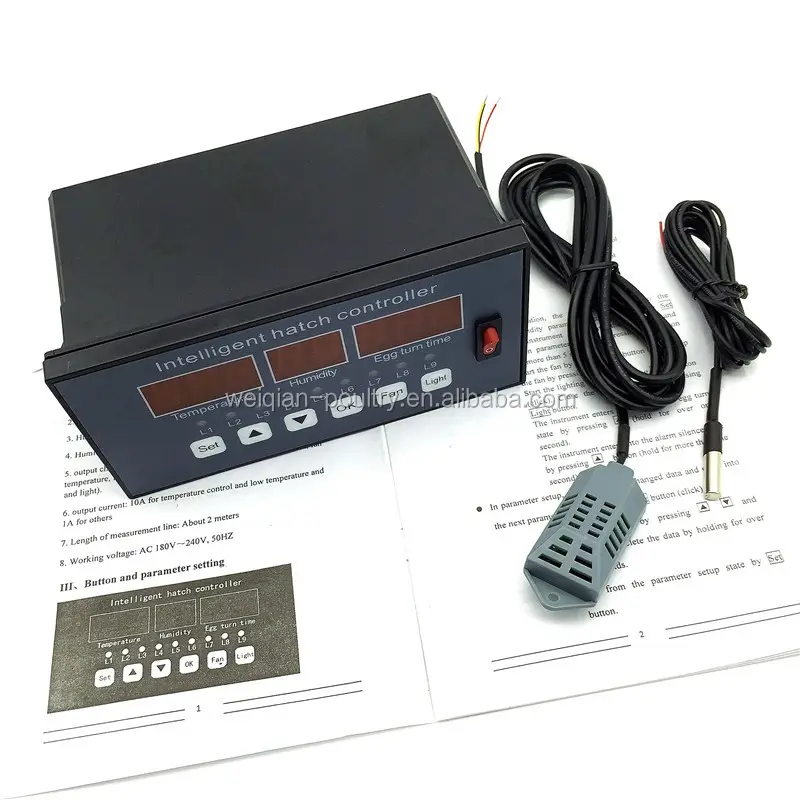 Xm-16 controller incubatore, controller automatico per incubatore, termometro incubatore