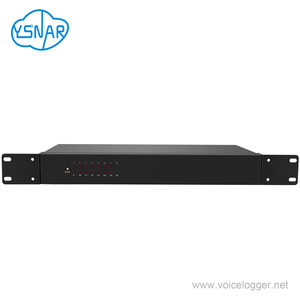 16CH Standalone P2P Cloud Network personalizzato 1U Rack Mount HDD Voice Logger, registratore di chiamate telefoniche PSTN con SDK/API - Product Image 2