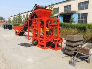 <strong>QTJ4</strong>-26D Efficient Concrete Hollow <strong>Block</strong> Brick Making <strong>Machine</strong> Vibration Method Gearbox Pump Bearing Core Model QT4 - Product Image 5