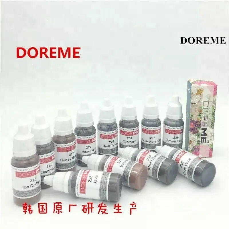 Corée Original DOREME Sourcil Pigments de Maquillage Permanent Encre Pigment