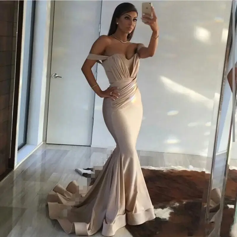 Nuovi abiti da sera a sirena abiti lunghi eleganti arabi Prom Wear Plus Size abiti da sposa