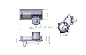 Cámara de visión trasera de coche CCD inversa para Nissan Teana Almera para Suzuki Swift SX4 Sedan visión nocturna - Product Image 2