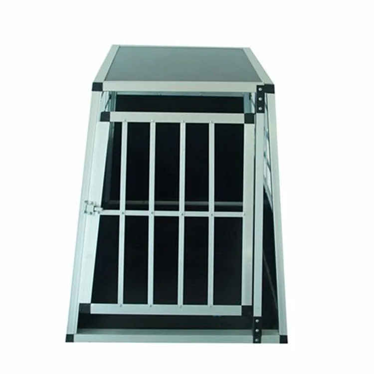 Cage pour animaux de compagnie pour chiens à une porte en aluminium Offre Spéciale
